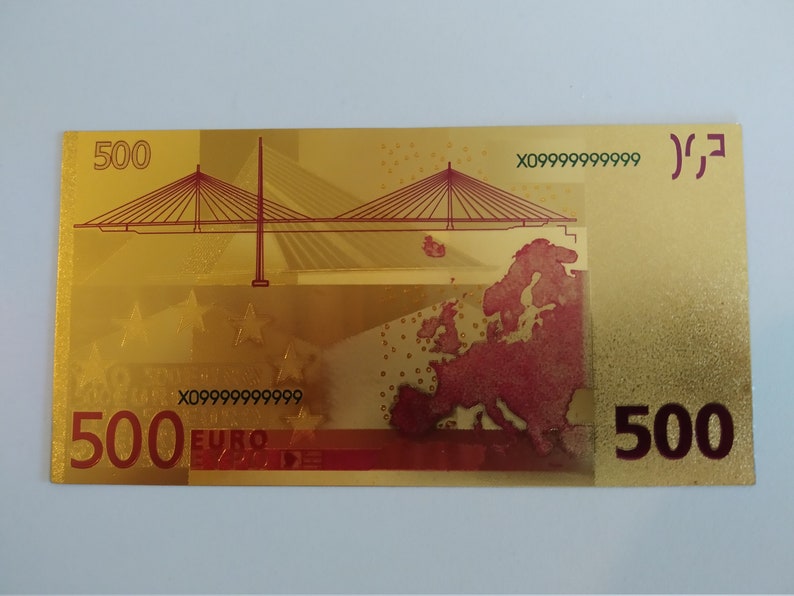 Counterfeit money Euros replica Collectibles Euros Metallic Euro Bills