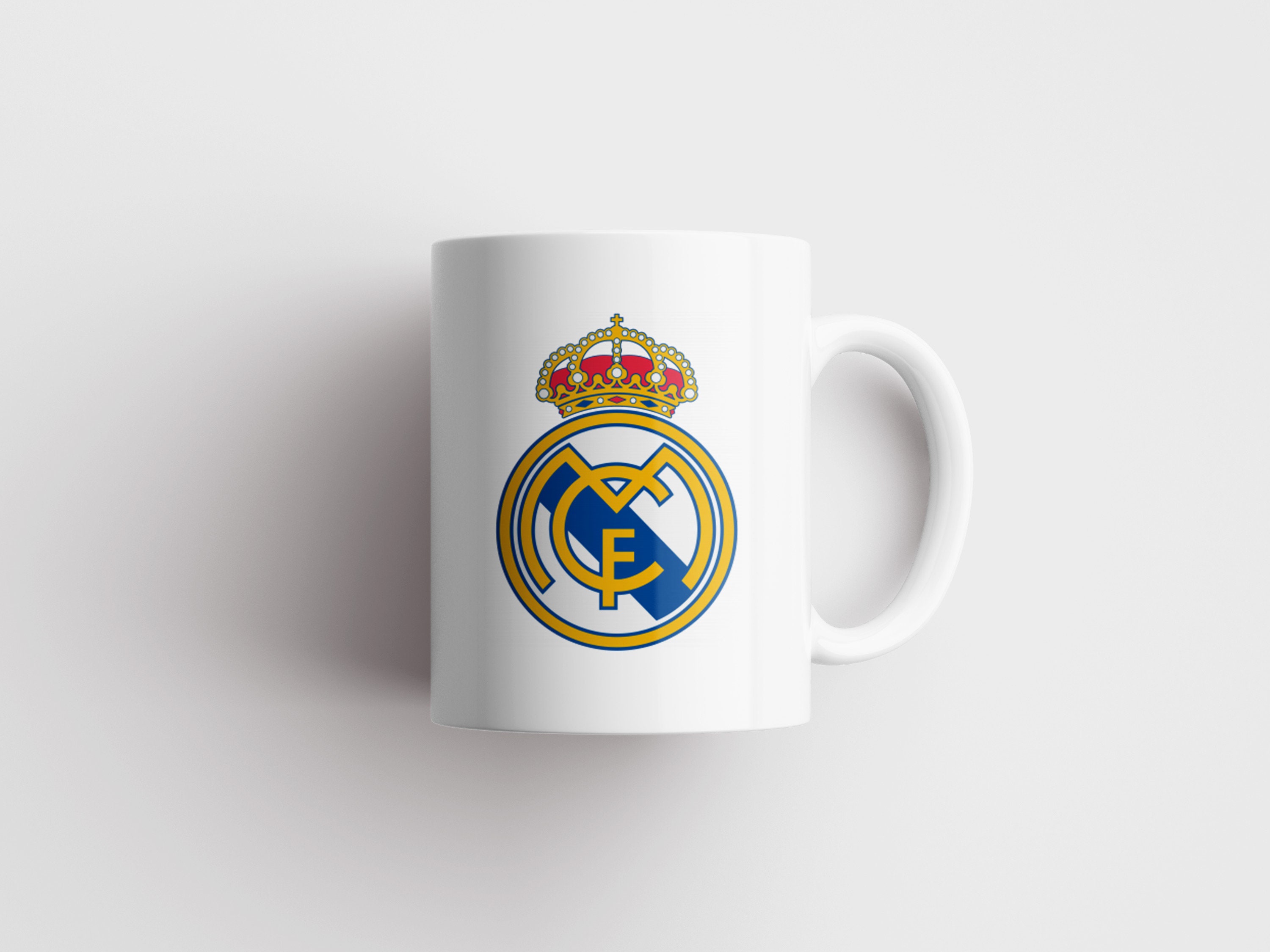 Real Madrid Tea Tub Mug Cup Football Club Sports White by Real Madrid F.C. 