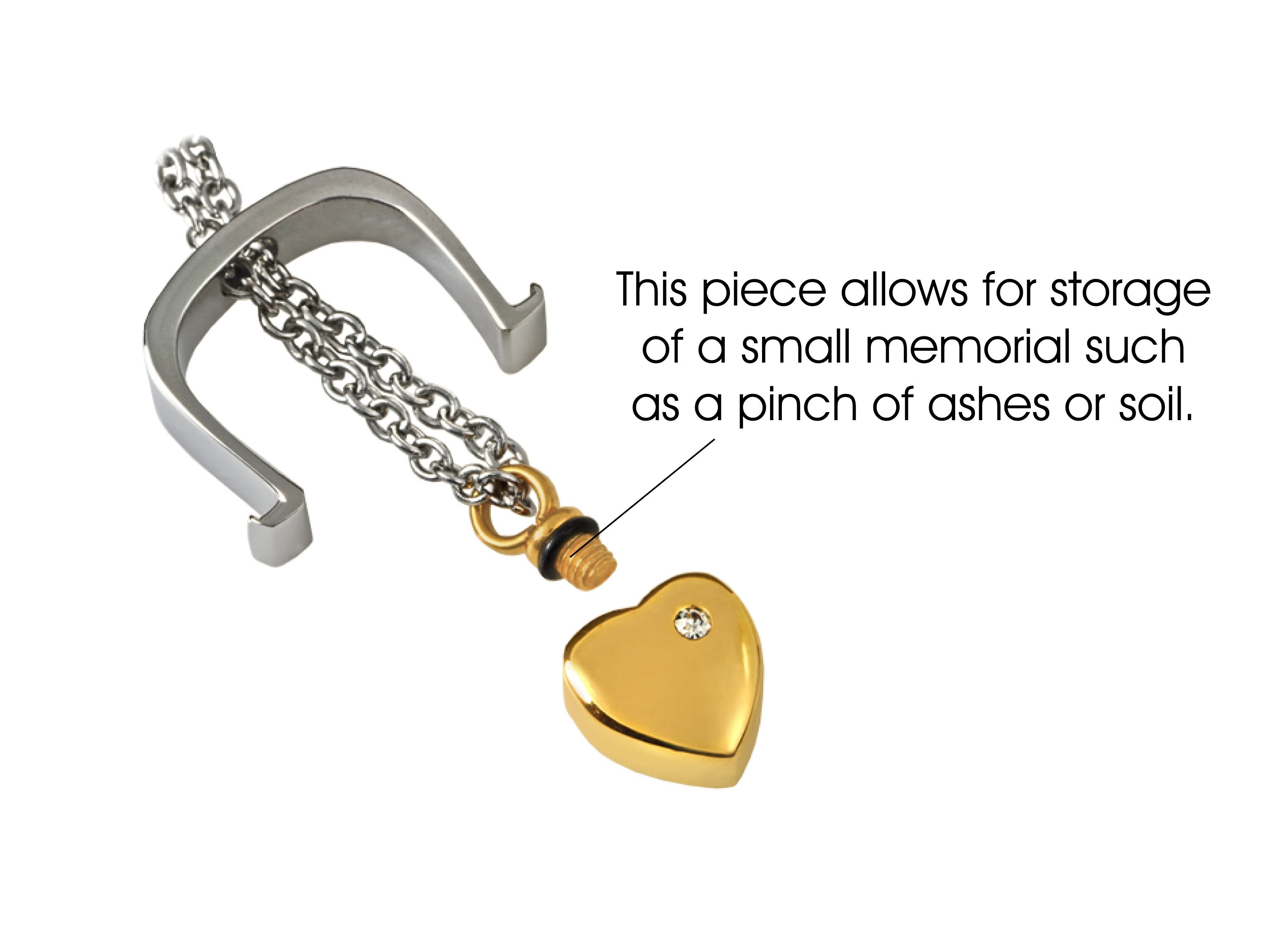 Custom Cremation Pendant Necklace for Ashes Wearable Urn Etsy