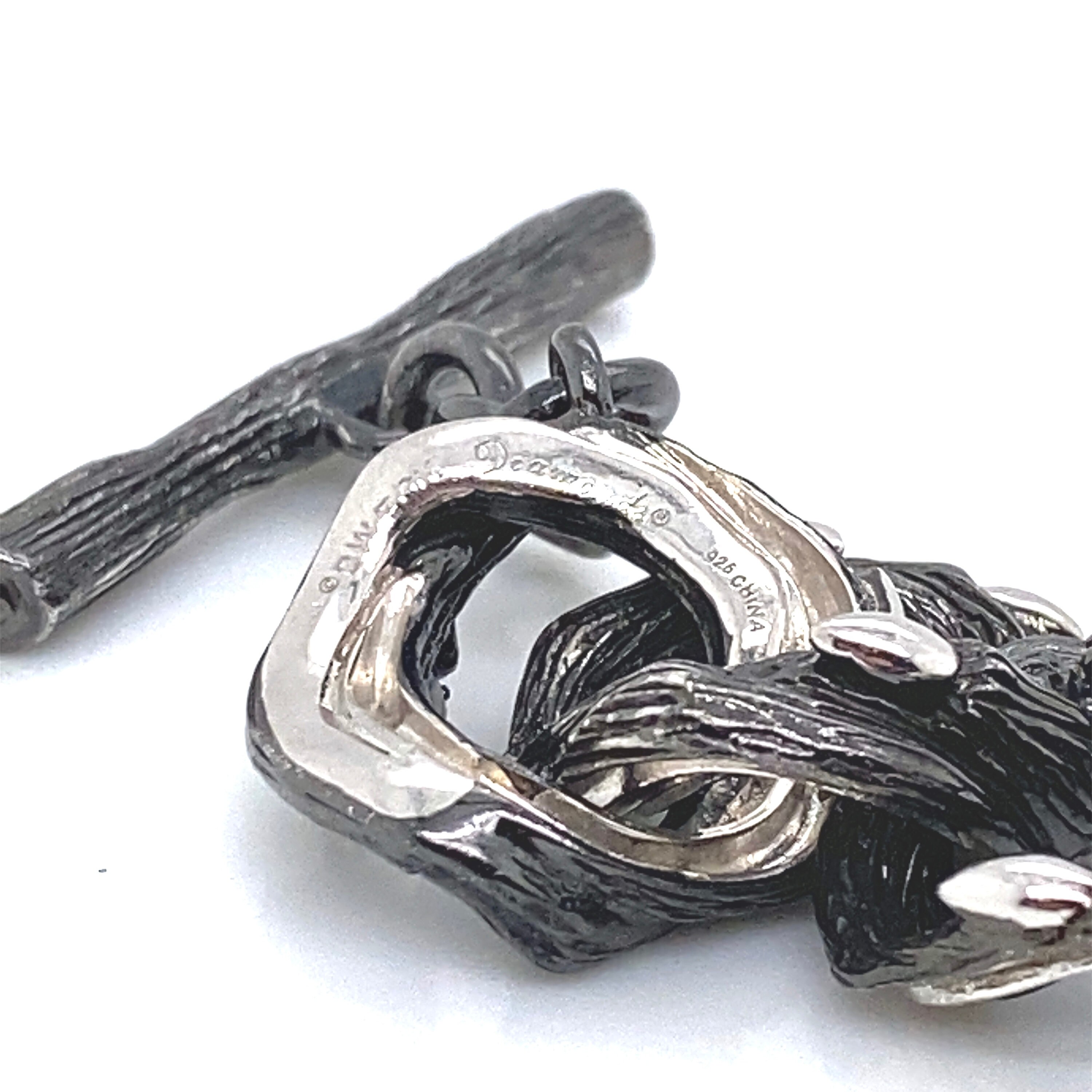 Stephen Dweck Sterling Silver Diamond and Gem Stone Fortuna