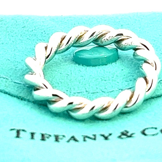 Previously Loved Tiffany and Co. Twist Ring. Ring Size 7.5 - Etsy