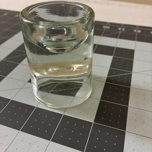 Antique Double-Sided Heavy Shot Glass – Single & Double Measure, 19th Century Tavern Barware, Vintage Whiskey Dram Cup