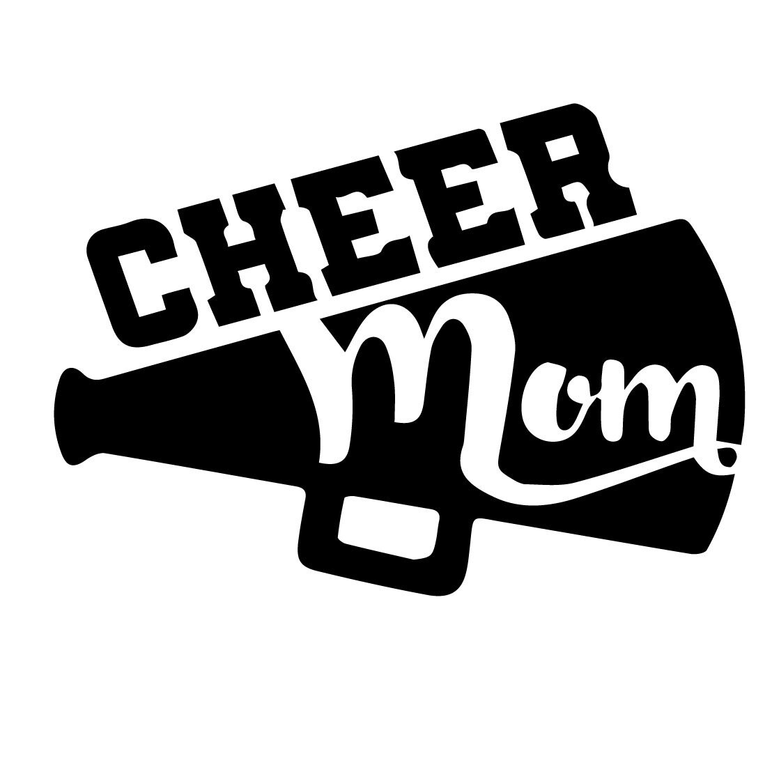 Cheer Mom Vinyl Decal Car Decal Decals Yeti Decal RTIC | Etsy