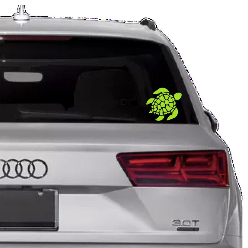 Turtle Vinyl Decal for Tumblers and Cooler Sea Turtle Car Etsy