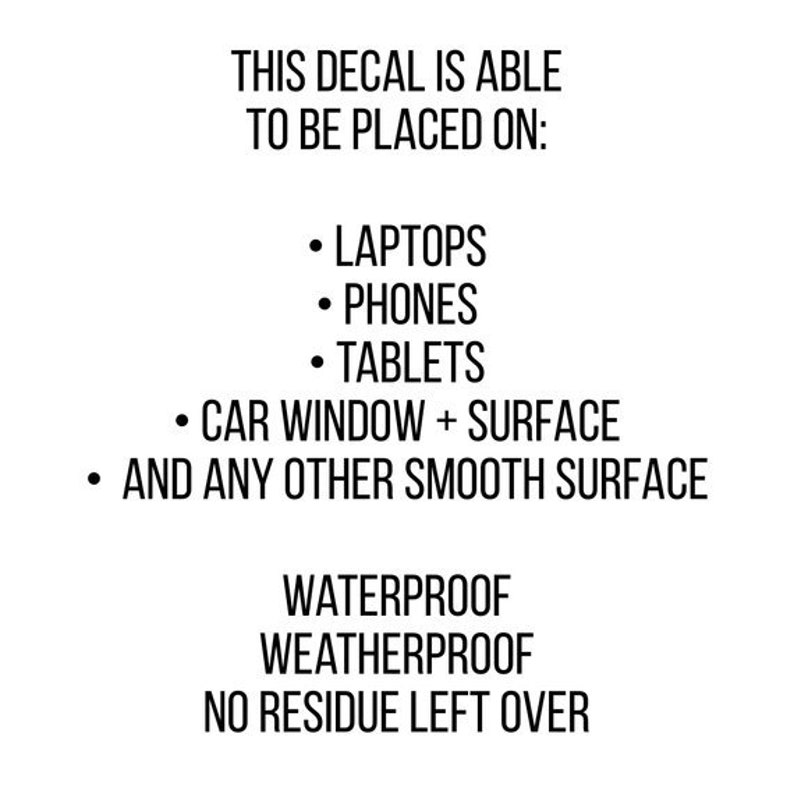 Custom Name Decal/laptop Name Decal/ Iphone Name Decal/tumbler Etsy