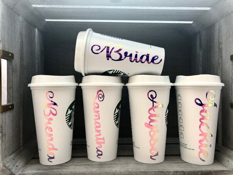 Personalized Bride Cup Maid of Honor Cup Brides Maid Cup Etsy UK