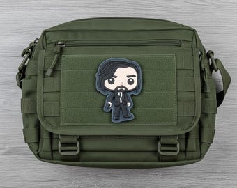 3D Pvc Rubber Patch Baba Yaga Invincible Beast John Wick  : Black Tactical Military