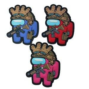 Patch de jogo Among Us, patch de anime, patch militar engraçado, patch de mochila, patch de jogo engraçado