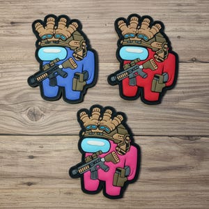 Patch di gioco Among Us, patch anime, patch militare divertente, patch per zaino, patch di gioco divertente