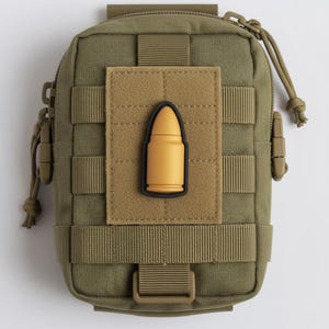 Bullet 3D Pvc Patch passt für Taktische Handytasche Handytasche Molle Tasche