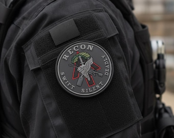 Taktisk moralpatch Recon Tactical Military Cosplay Modern Warfare Badge för jacka och väska