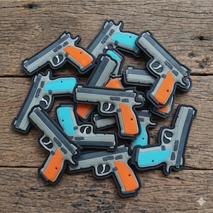 Tactical Patch CZ Shadow IPSC Accessories 3D Badge for Bag Jacket