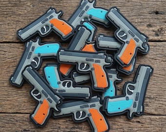 Tactical Patch CZ Shadow IPSC Accessories 3D Badge for Bag Jacket
