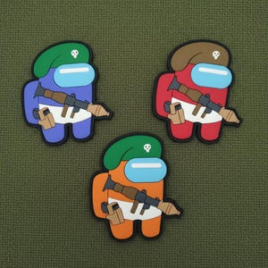 Anime-gamepatches onder Amerikaanse patches, SUS Sussy Tactical Patch Anime-patches Militaire humorpatches voor tas en jas