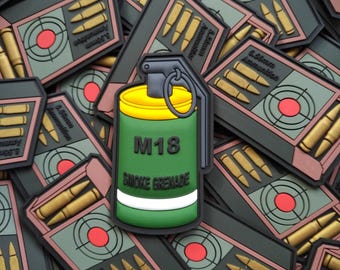 Tactische patch 3D militair cosplay Airsoft Moraal -M18 rookgranaatpatch
