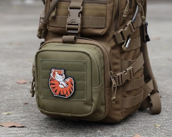 Tactical Morale Patch 3D Tiger For Jacket BDU Backpack