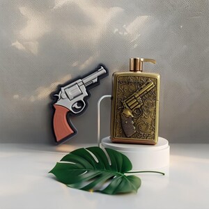 Parche Bordado De Revolver - Orgulloso Dueño De Arma, 2ª Enmienda, Planchado