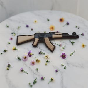 AK47 Russian Army Military Assault Rifle Morale Patch