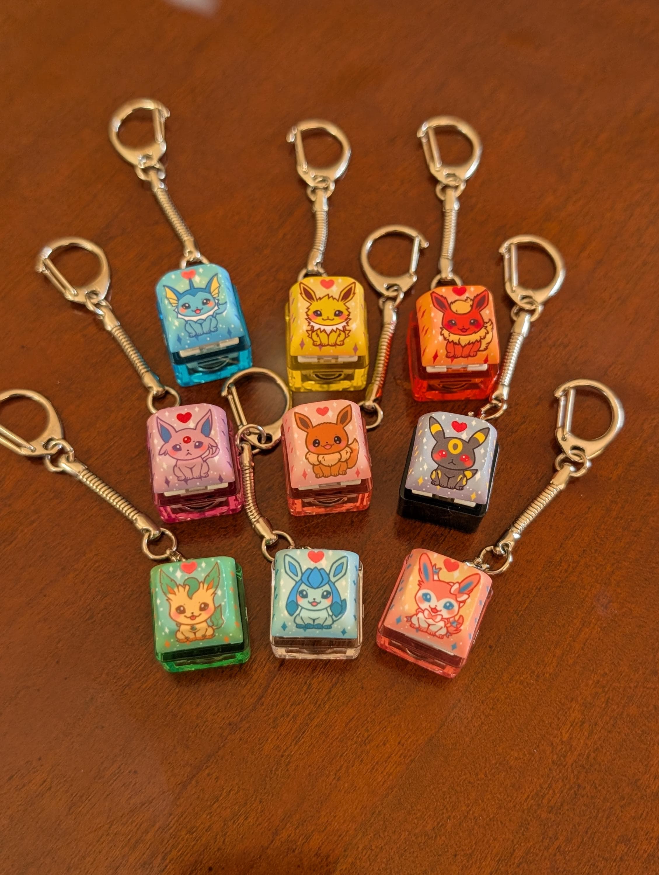 イーブイ進化キーホルダー - Etsy 日本