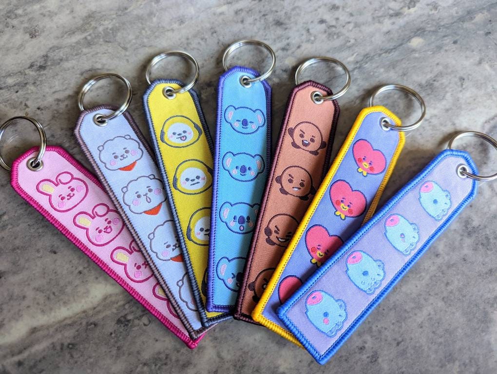Bts Bt21 Bts Keychain Lanyard Gtrp Cute Tata BTS BT21 Kpop