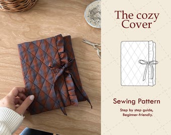 Quilted Kindle Cover Sewing Pattern - PDF Sewing Pattern - Kindle Cover Sewing Pattern - The Cozy Cover.
