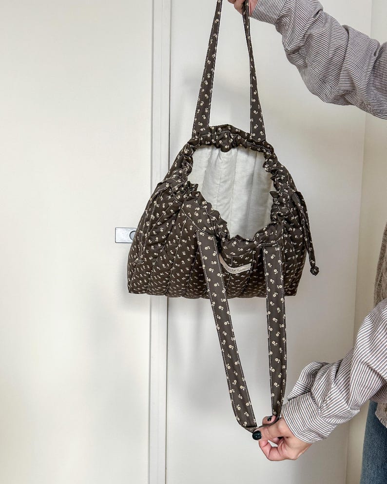 Quilted Tote Bag Sewing Pattern – Beginner Friendly PDF With Pockets ...