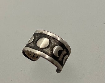 Ear cuff.. phases of the moon