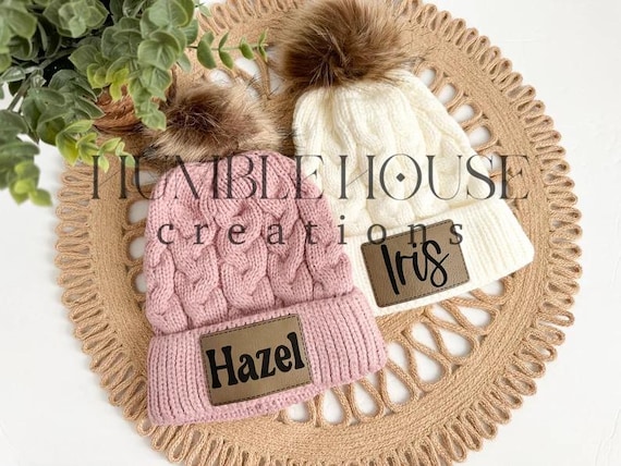 Custom toddler hats personalized baby beanie monogrammed toddler hats custom baby name cap personalized toddler beanie toddler hat w name