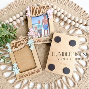 Mothers Day Photo Magnet, Mothers Day Gift, Photo Frame, Gift for Mom, Gift for Grandma, Mothers Day Picture Frame, Kids Photo, Fridge image 6