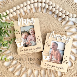 Mother’s Day Photo Magnet, Mother’s Day Gift, Photo Frame, Gift for Mom, Gift for Grandma, Mother’s Day Picture Frame, Kids Photo, Fridge