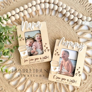 Mother’s Day Photo Magnet, Mother’s Day Gift, Photo Frame, Gift for Mom, Gift for Grandma, Mother’s Day Picture Frame, Kids Photo, Fridge