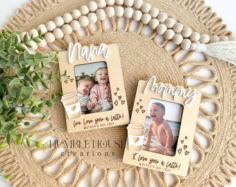 Mother’s Day Photo Magnet, Mother’s Day Gift, Photo Frame, Gift for Mom, Gift for Grandma, Mother’s Day Picture Frame, Kids Photo, Fridge