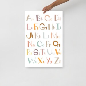 Buchstaben ABC Lernposter