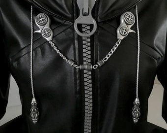 Organization XIII Pendant Set 13 inspired Pendant for Cosplay Coat Silver Cosplay Accessories Made of Resin Kingdom Hearts Etsy
