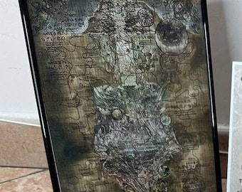 Made in abyss map Wooden puzzle gift for adults and kids Eco product jigsaw figure 3D lover board Game Laser Cut Puzzle Reg Riko Nanachi