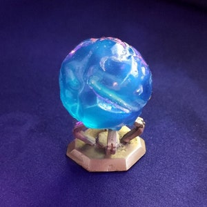 Hextech crystal gems - League of Legends Arcane Jinx Vi blue fluorescent metallic brass base energy sphere cosplay replica Jayce Victor