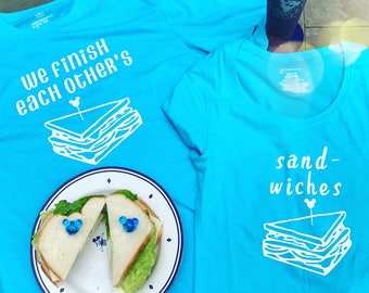 Disney Frozen paren bijpassende We afwerking elkaars Sandwiches Disney World Disneyland