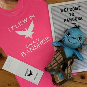 Avatar &quot;Ich flog auf meine Banshee&quot; T-shirt Pandora Disney Animal Kingdom Frauen T-shirt