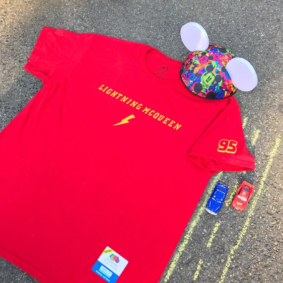 Disney Lightning McQueen Piston Cup Sleeveless T-Shirt Cars 3 Kids 2T 5T