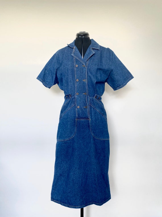 Vintage 1970’s ‘Cracker’ Denim Frock