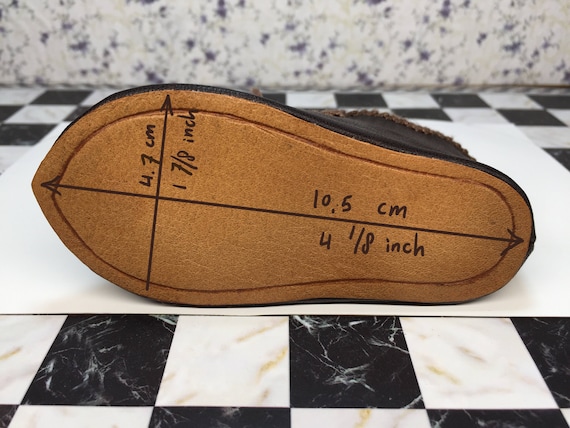 Bottines En Cuir Pour Poupées Anciennes - Taille T13 (10.5) - Georgette Bravot France