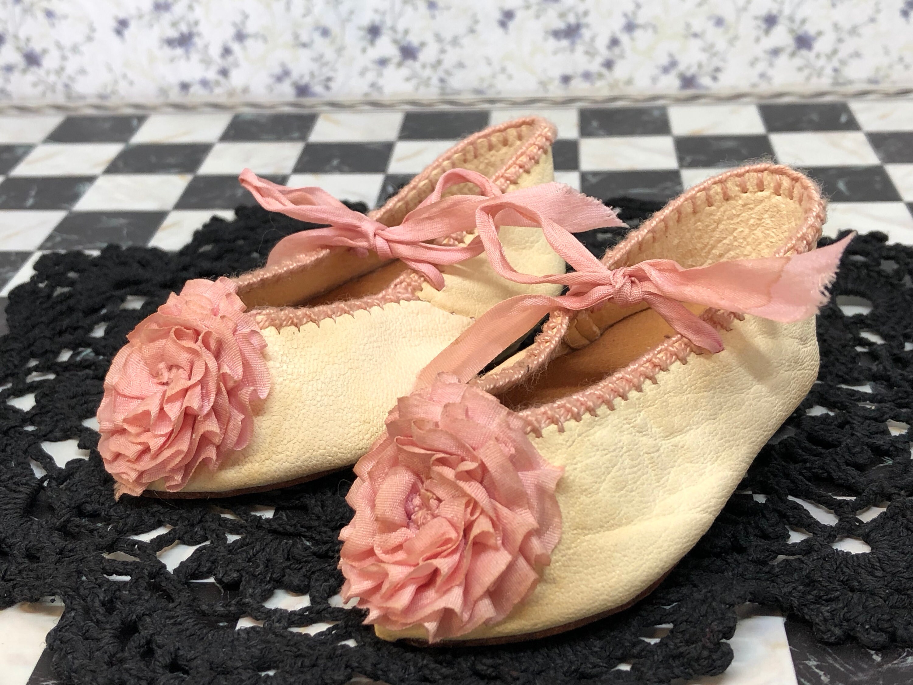 Cream doll shoes hotsell