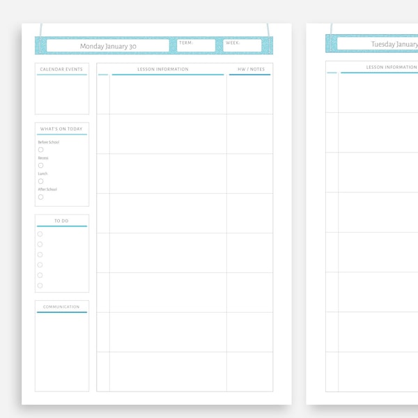 2025 Teacher Planner Etsy Australia