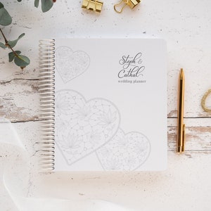 Planificador de bodas personalizado / Diario de bodas hecho en Australia / Regalos de compromiso de boda / Libro de planificador de bodas - Amor