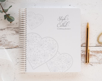 Personalised Wedding Planner | Australian Made Wedding Journal | Wedding Engagement Gifts | Wedding Planner Book  - Love