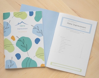 Home Renovation & Improvement Planner | Project Planner | Renovation Planner - Fun 'n' Funky