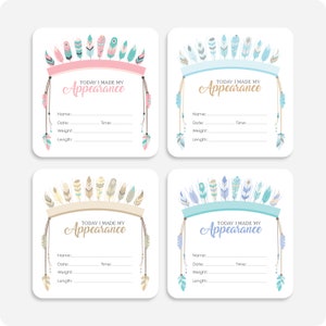 Unique Baby Milestone Cards | Baby Showers Presents | Designed and printed in Australia | Australian made | 4 colour designs