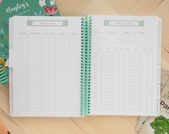Personalised Gardening Journal | Customised Garden Planner | Gardeners gift |  Gardening Diary | Horticulture Planner 'Floral'