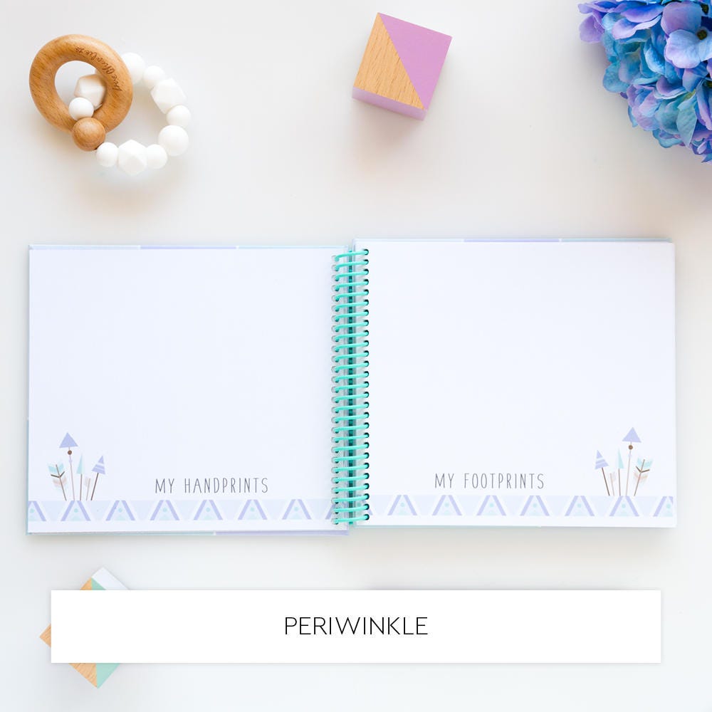 Customised Baby Record Book & Keepsake Journal 'The Etsy