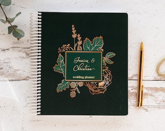 Personalised Wedding Planner | Australian Made Wedding Journal | Wedding Engagement Gifts | Wedding Planner Book  - Forrest & Fern